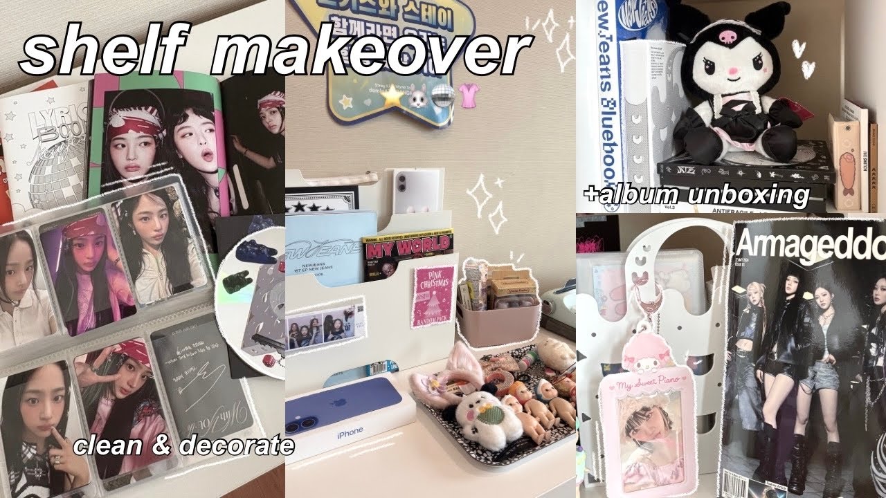 👚🪩 *PINTEREST* Shelf Makeover: Unboxing New Albums, My Kpop Collection Tour + mini q&a!  ༘ ೀ⋆｡˚