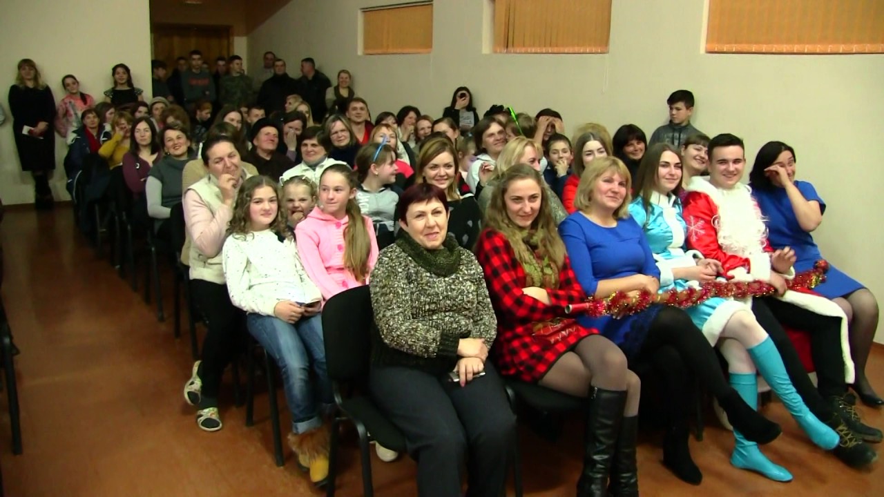 Мамаївці.  ЗНЗ №2. Новий 2017 рік. Сценка. 9-Б клас.