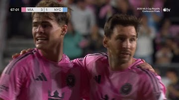 Messi 405th ASSIST For MOST IN FOOTBALL HISTORY!! Mateo Silvetti GOAL! | 2025 Audi MLS Cup Playoffs