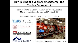 Flow Testing of a Sonic Anemometer for Martian Conditions