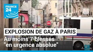 Explosion and fire in Paris: at least 7 injured “in absolute emergency” • FRANCE 24
