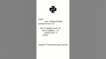 #Python #PythonShorts #CodingShorts #PythonPattern #LearnPython #PythonForBeginners #PythonProje