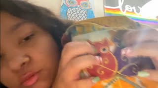 LOFI ASMR - What’s in my bag? (Gum chewing, fast tapping, no talking)