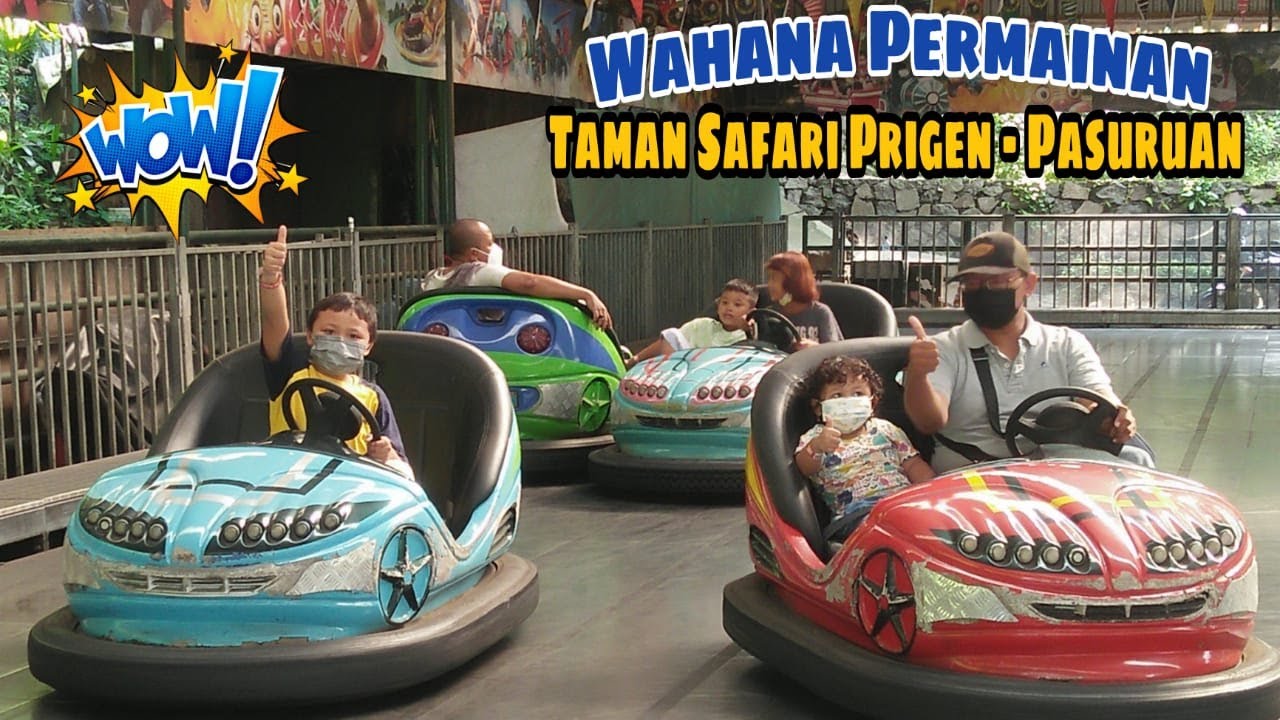 Wahana Permainan di Taman Safari Prigen Pasuruan || Seru Bangetttt ...