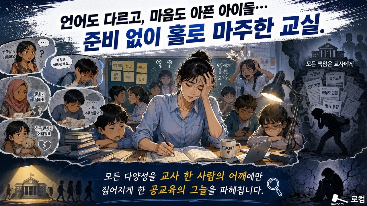 언어도 다르고, 마음도 아픈 아이들… 준비 없이 홀로 마주한 교실.