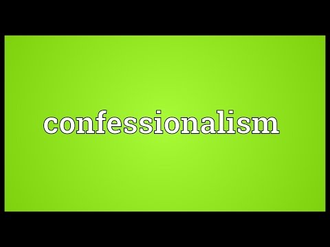Header of confessionalism