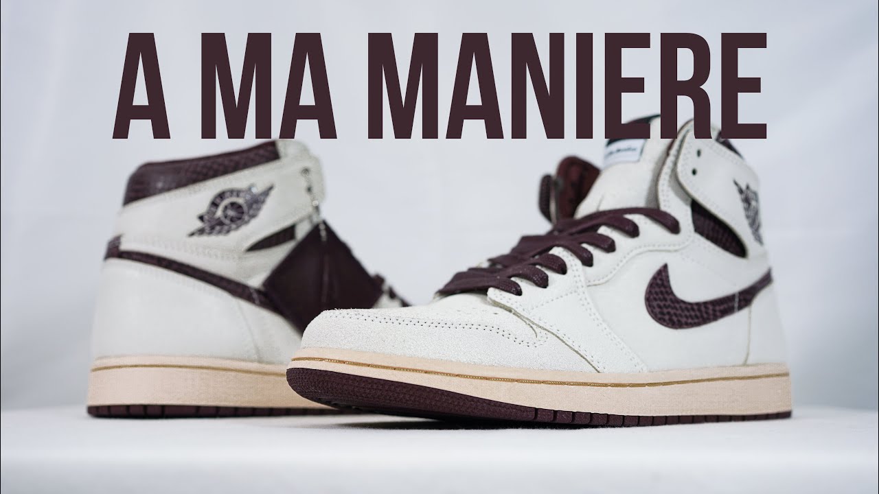 AIR JORDAN 1 x A MA MANIERE (sail): Unboxing, review & on feet