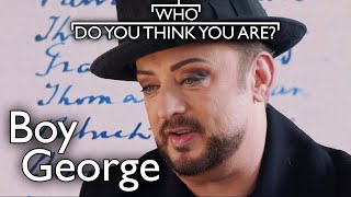 Boy George's ancestors were hung for treason...