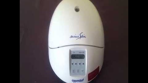 Eppendorf Mini Centrifuge The Lab World Group