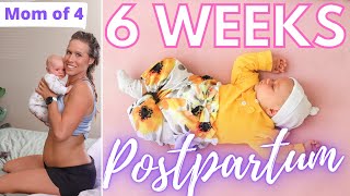 6 Weeks Postpartum | HELPFUL TIPS, BELLY, WORKOUT, MOM LIFE