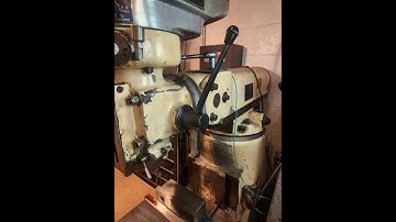 Clock Spring/ Quill Speed Handle installation  - On A Nantong Milling Machine.