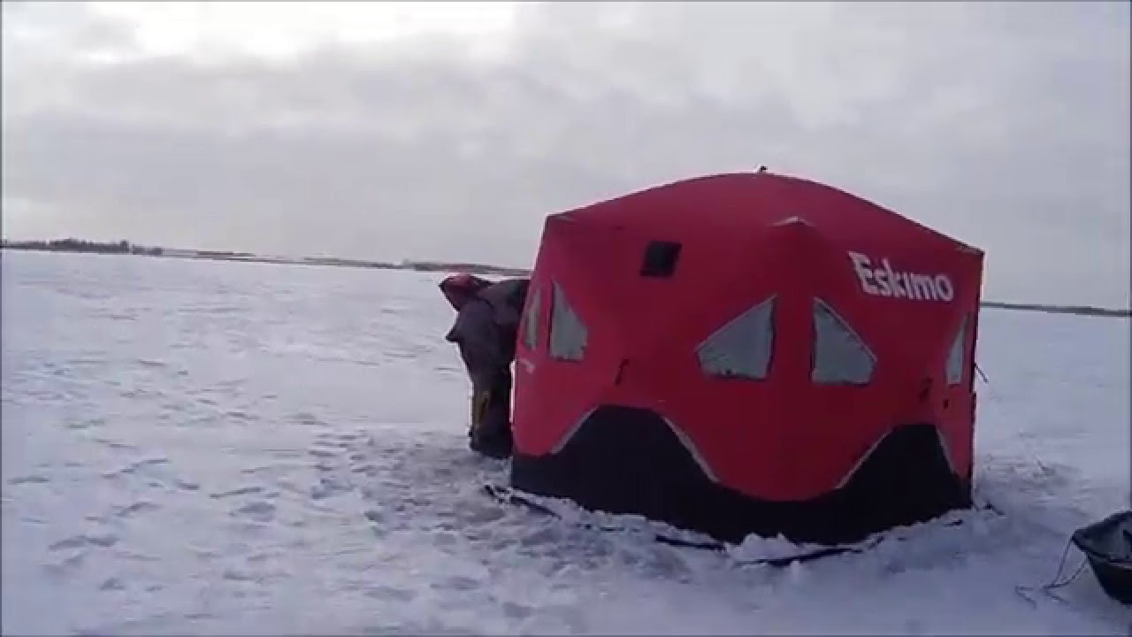 South Dakota Ice Fishing Jan 2016 YouTube