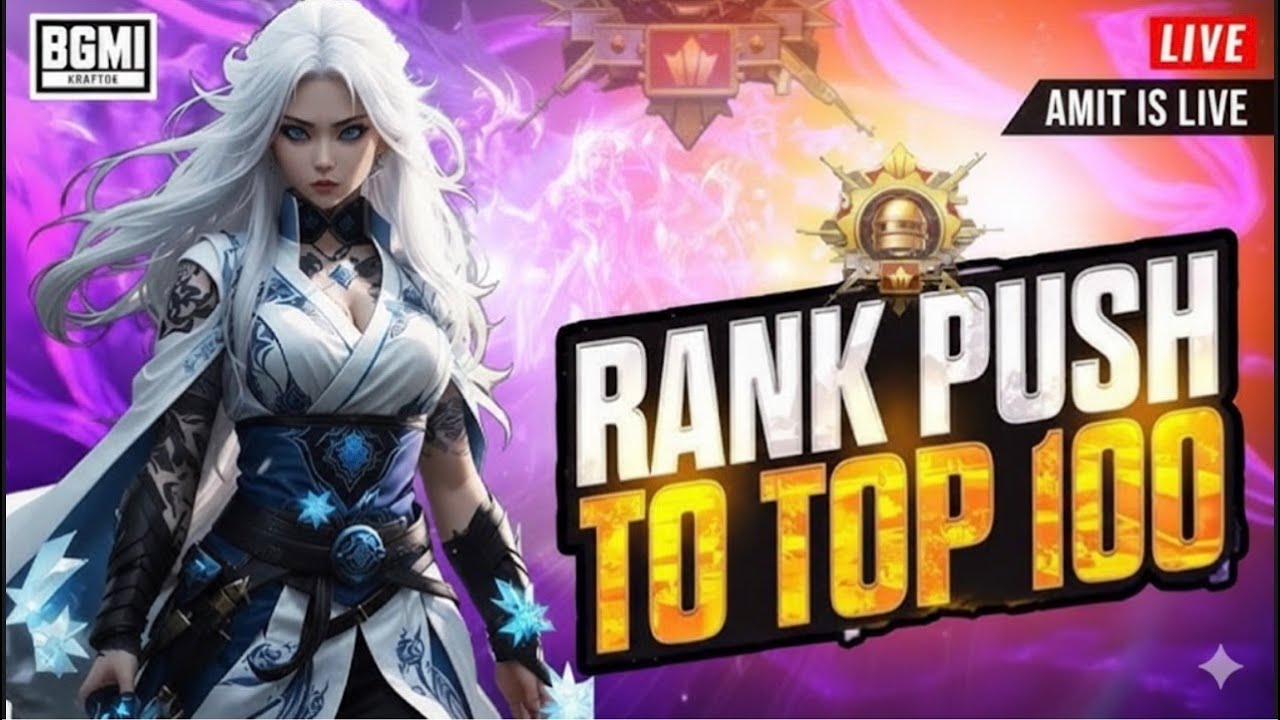 🔴 CONQUEROR RANK PUSH LIVE 👑 | AMIT IS LIVE 