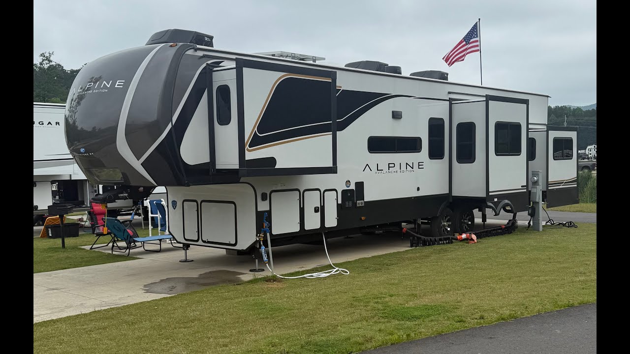 🚐 2025 Keystone Alpine Avalanche 380LT Review | Full Interior & Exterior Tour! 🏞️🛠️