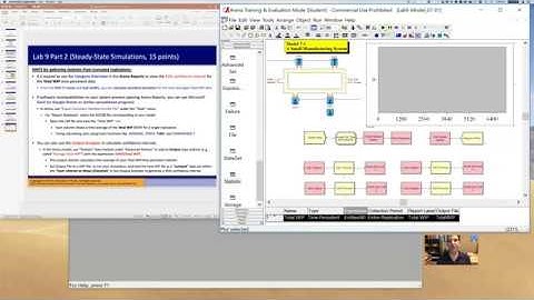 IEE 475: Lab 9 - Output Analysis in Arena, Part 2 - Confidence Intervals for Time-Averaged Data