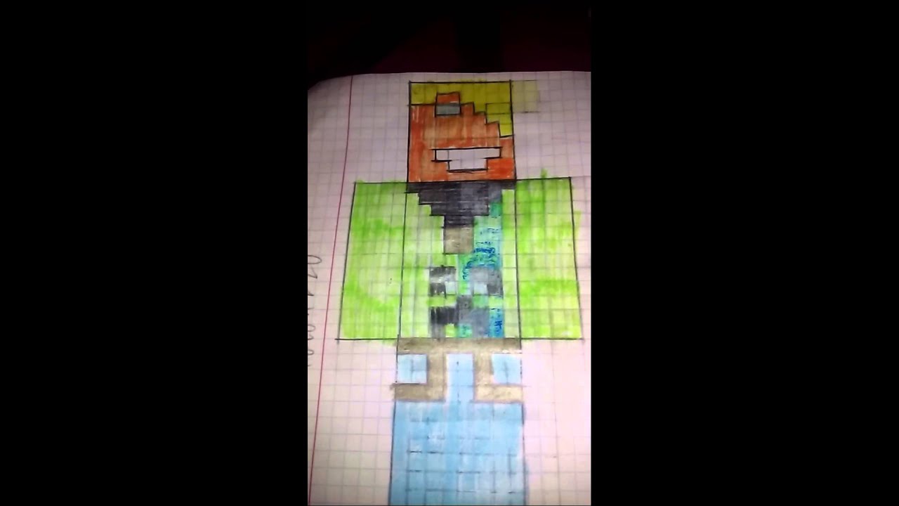 Jak narysowac skin z majkraft - YouTube