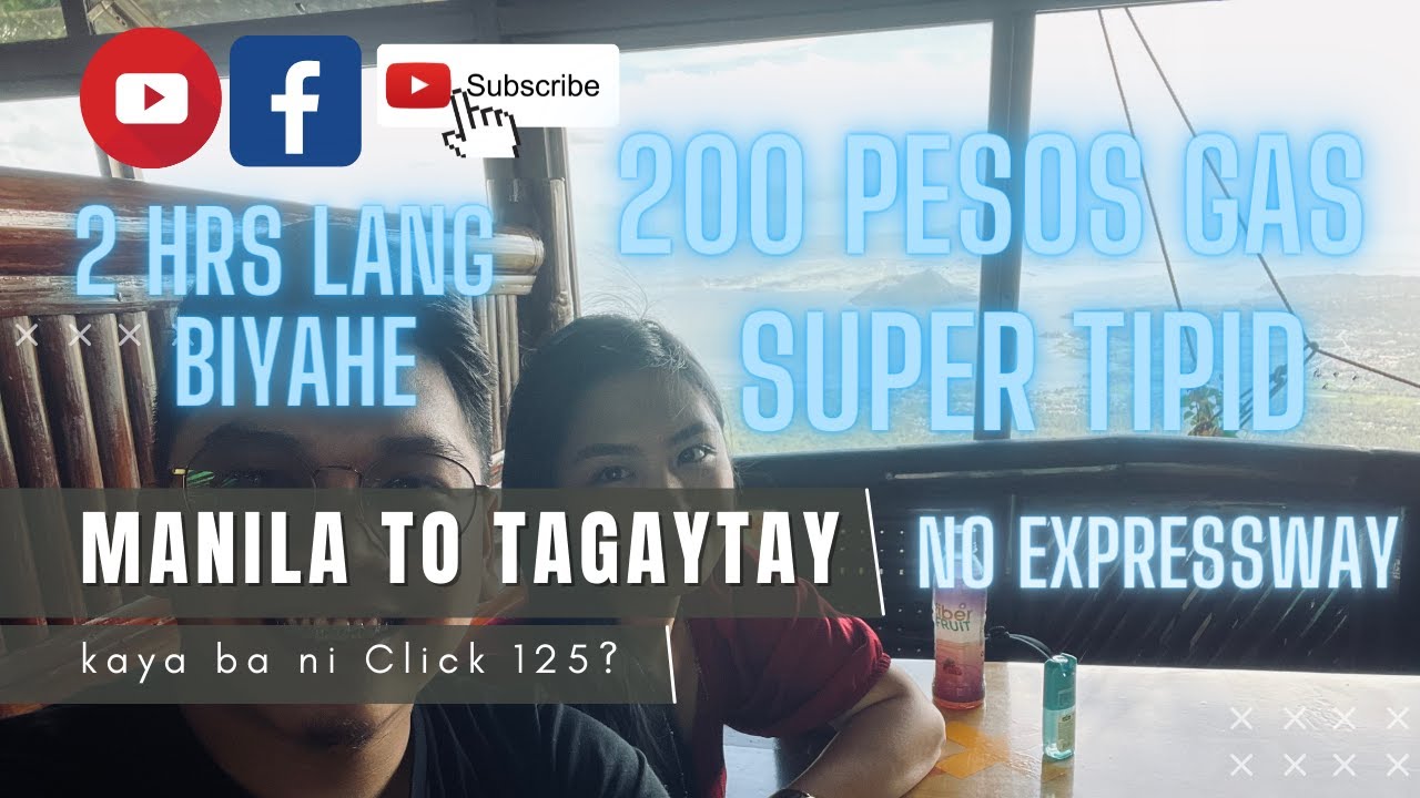 Manila to Tagaytay (No Expressway) Honda Click 125i