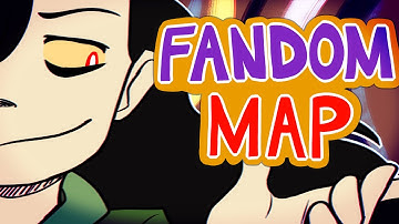 JUST A MEGAMASHUP- FANDOM MAP [33/42 DONE]