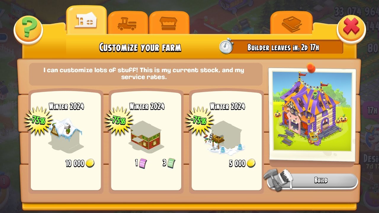 2024 winter theme here if u missed than 😸 HAY DAY LIVE 