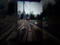 trans x Alberta: Calgary Transit c train Blue line departure from shaganappi point cab view