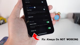 Fix Always On Display Doesn't Work on iPhone 14 Pro/Pro Max