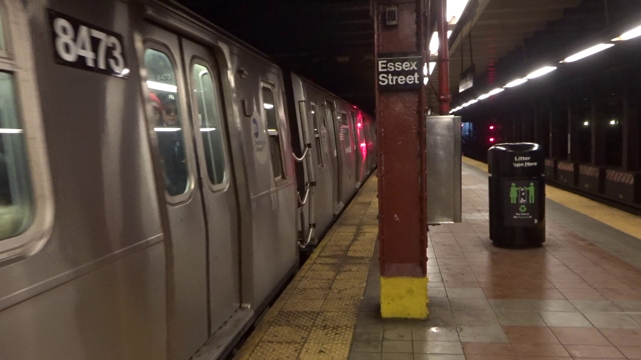 NYC Subway Special Essex Streetbound R160 (J) Entering Essex Street