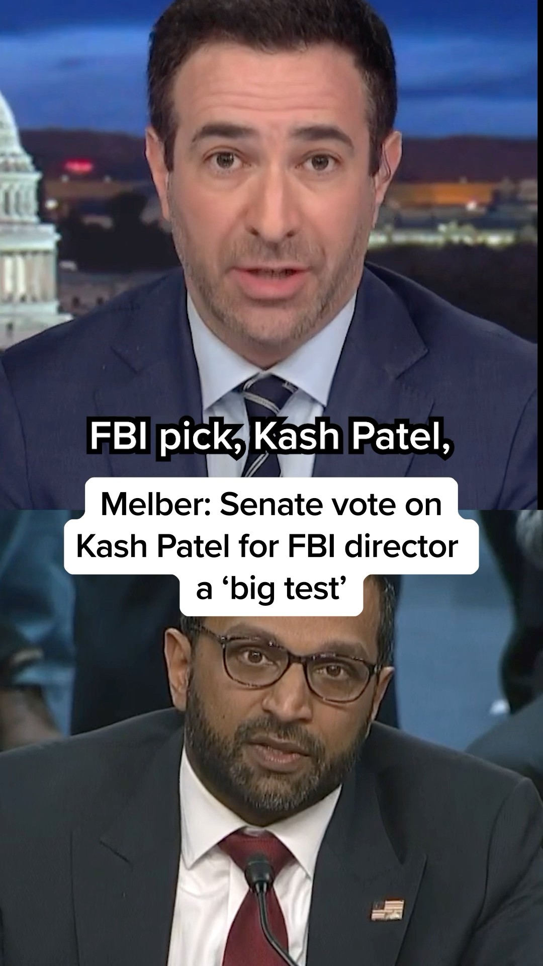 Melber: Senate vote on Kash Patel for FBI director a 'big test'