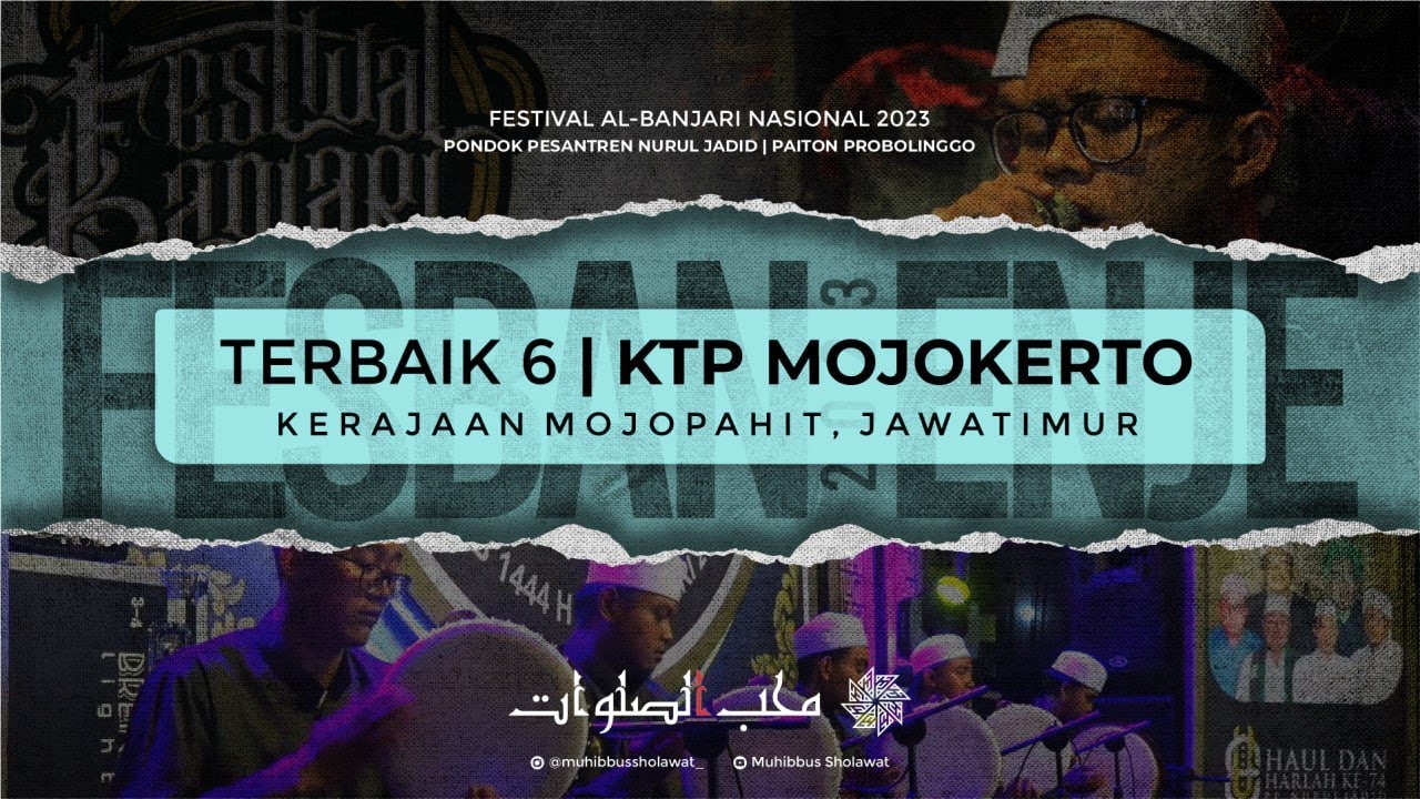 TERBAIK 6 - KTP MOJOKERTO | FESBAN NURUL JADID NASIONAL 2023