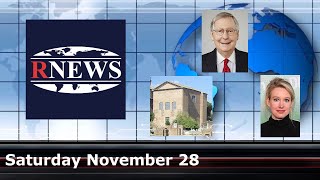 Saturday Morning November 28 | Mitch McConnell, senate, Elizabeth Holmes, Germany, France, & more