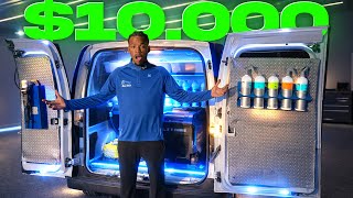 MY NEW 10,000$ DETAILING VAN SET UP ...