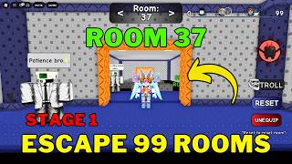 How To Complete Room 37 in Roblox Escape 99 Rooms | Stage 1
