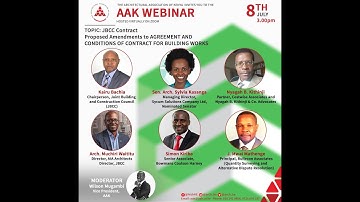 AAK Webinar on Joint Building and Construction Council JBCC Contract