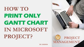 How to print only Gantt Chart in MS Project? | Project Management