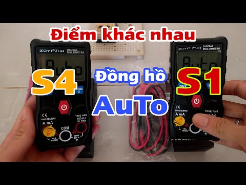 Video So Sánh Đồng Hồ AuTo ZTS1 và ZTS4 | Đồng hồ đo điện... - youtube