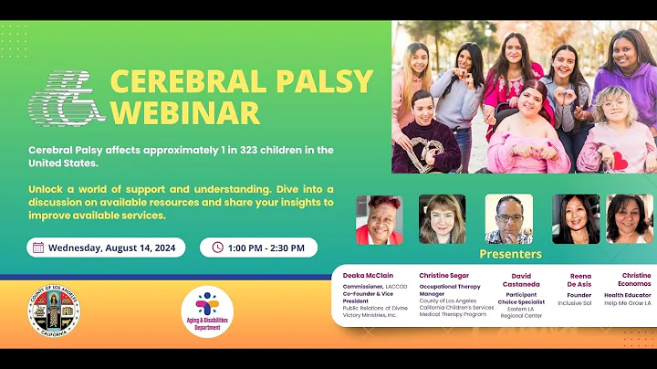 Cerebral Palsy Webinar - 8-14-2024