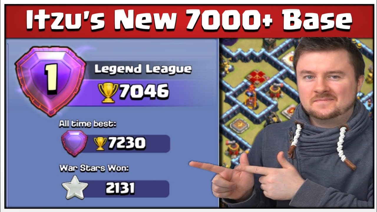 Itzu's New 7000+ Trophy Th14 Legend League Base | Th14 War Base Link (Layout) | Coc