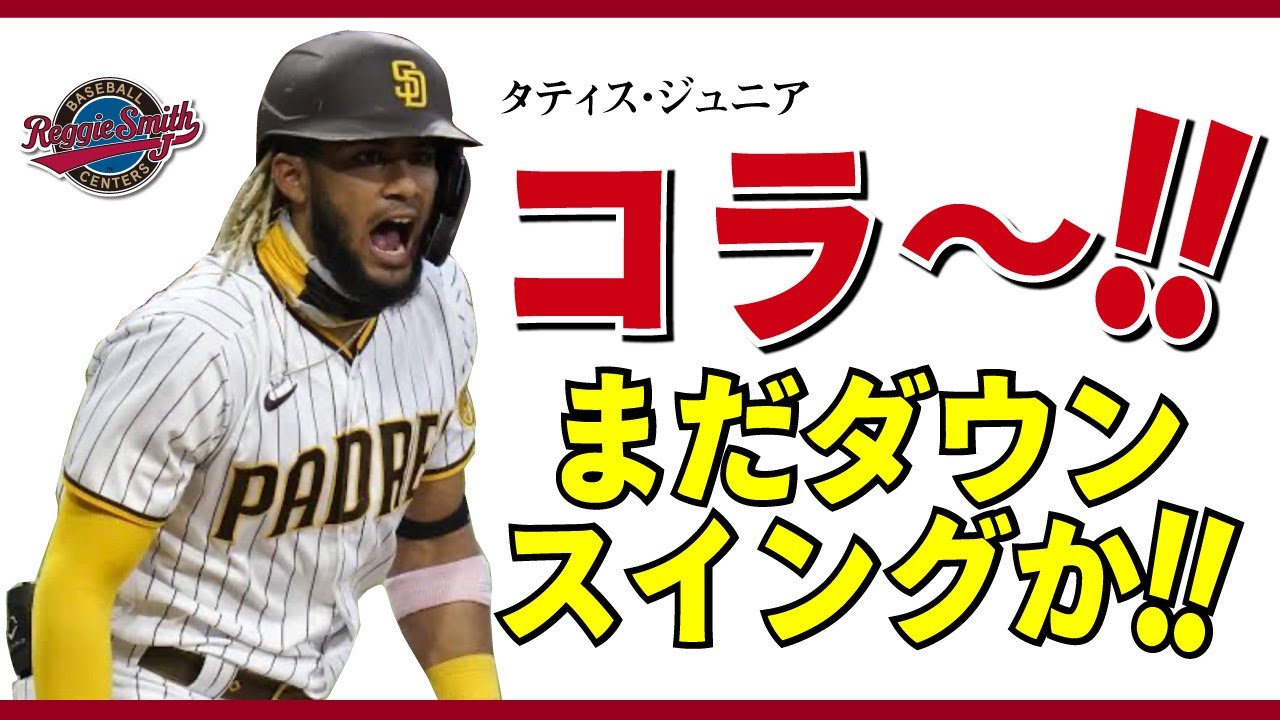 タティス・ジュニア「スイング軌道を変えない最強スイング」プロ