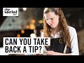 Server SCOLDS Customer! Was the Tip Take-Back Justified? | The Social