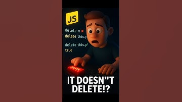 Delete in JavaScript Doesn’t Always Delete 😳 | JS Hidden Truth Explained #javascriptcoding #coding