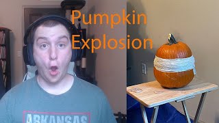 Pumpkin Rubberband Explosion