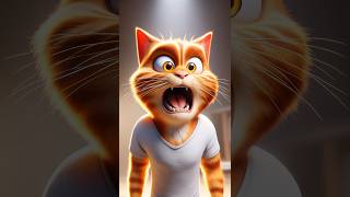 OMG! Orange cat is in trouble #gingercat #cartoon #cat #cute #funny