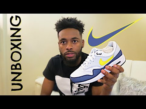 Unboxing Nike Airmax 1! Como Lace tutorial