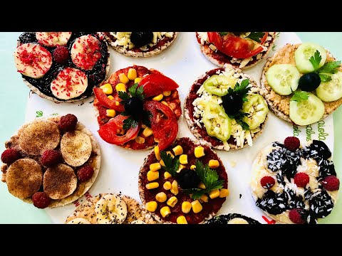 ჯანსაღი კვების ვარიაციები \"ხლებცით\" • Healthy Snack Ideas with Crispy Bread