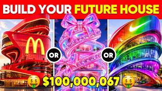 Would You Rather - Build Your FUTURE Luxury Dream House 🤖🏡🌈🤑 Moca Quiz screenshot 4