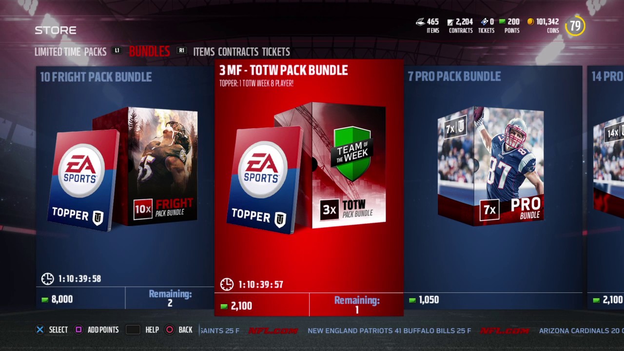 Madden NFL 17 MF TOTW WEEK 8 PACK OPENING 4 ELITES