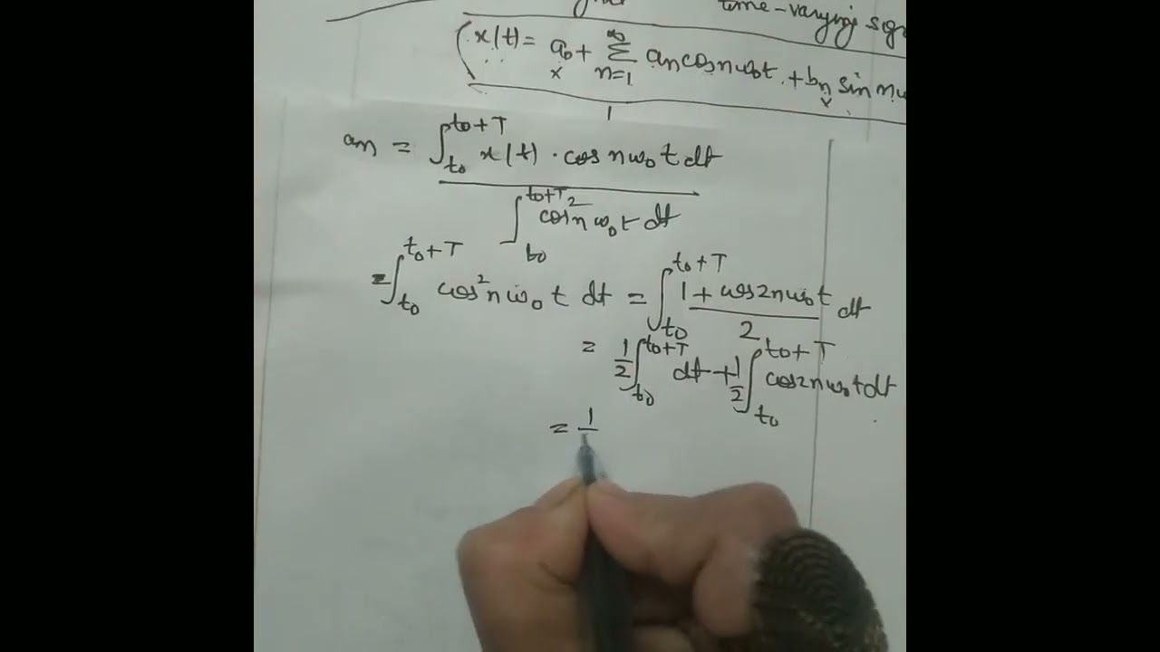 Trigonometric fourier series hindi 