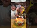 3歳の誕生日をアンパンマンのケーキでお祝いしました❤️ #shorts