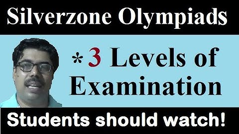 #SIO71, 3 Levels in Olympiad Examinations
