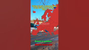 Day 1 of trying to get a comment from every European country #shorts #viral #trending