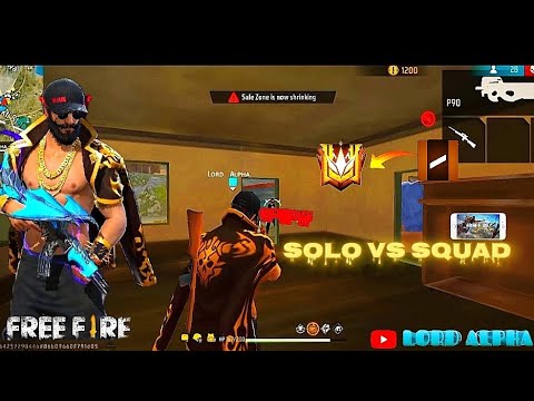 13 KILLS 🔪 IN SOLO VS SQUAD WATCH TO END - YouTube